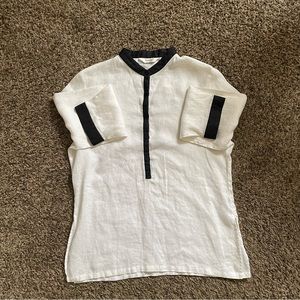 Ishyu Linen Off-white Women’s blouse size Medium